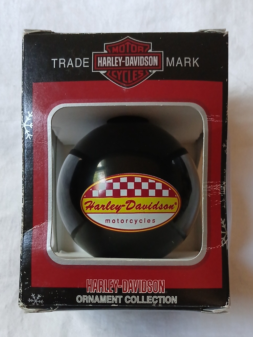 Harley Davidson Christmas Ornament 2" Bulb 2001